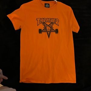 Neon, orange, thrasher T-shirt
